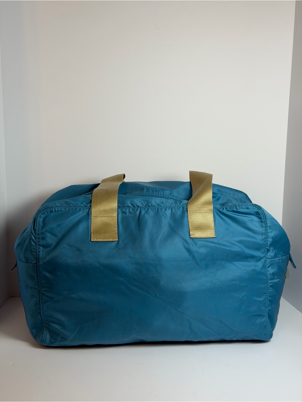 Prada Vela Sport Boston Blue Nylon Travel Gym Bag - Picture 8 of 15